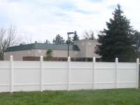 New Vinyl & Picket Fence near Carlsbad, California